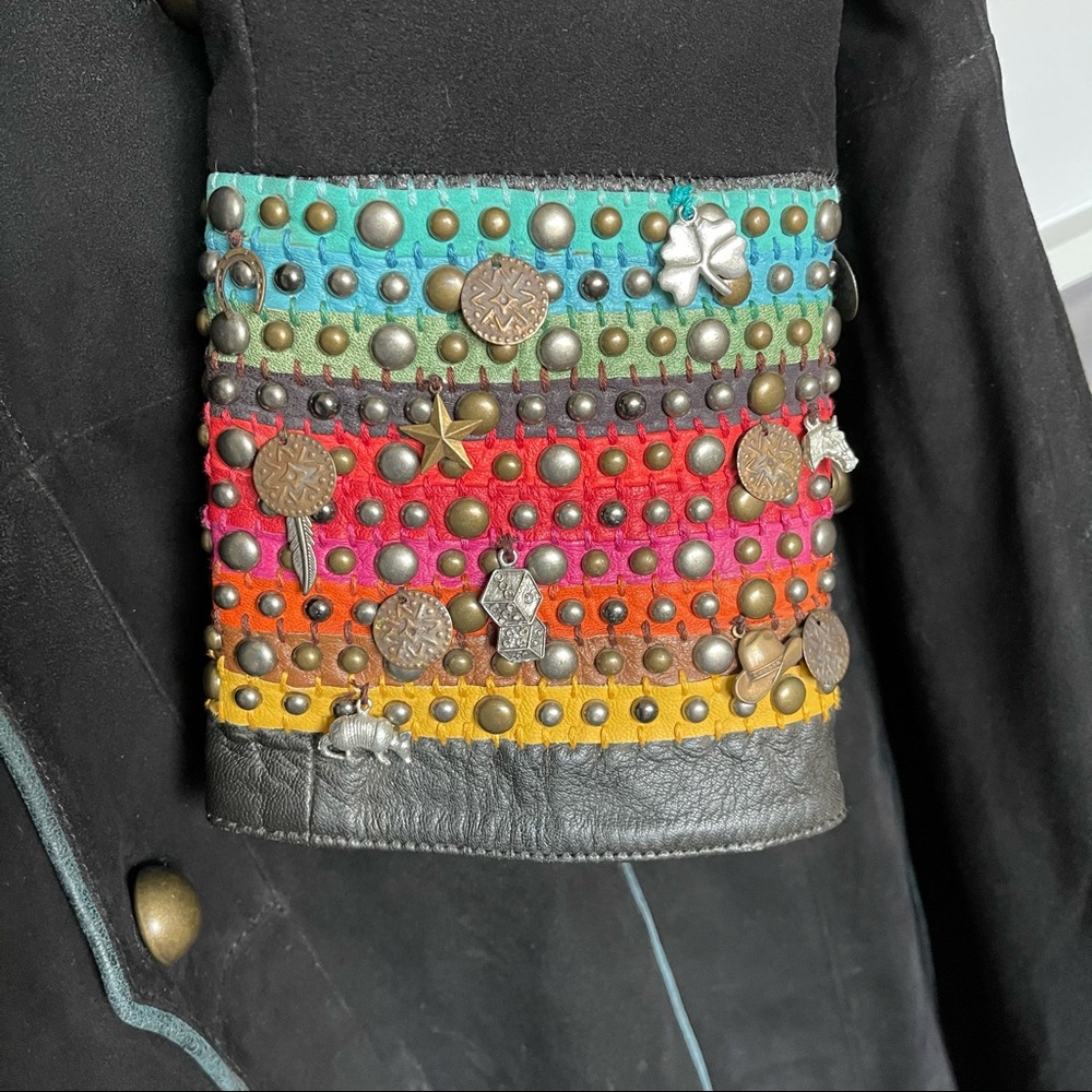 Double D Ranch Suede Charm Jacket in Black - Picture 6 of 11